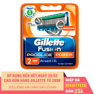 Lưỡi Dao Cạo Râu Gillette Power Fusion