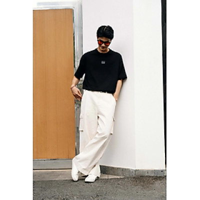 Quần Cargo ROUTINE Túi Hộp Ống Rộng Trơn Form Wide Leg - 10S24PCA003 | LASTORE MENSWEAR