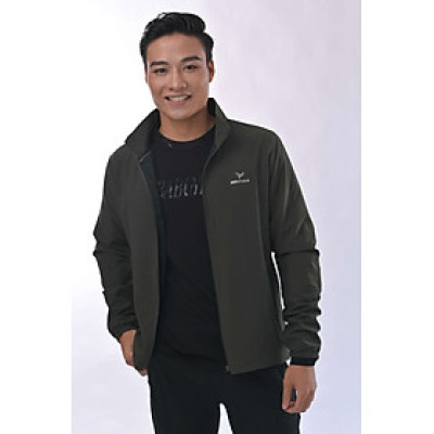 Áo Khoác Gió Hai Lớp Baboyka Siêu Mướt, Lớp Lót Lưới Không Bị Bùng Ổn Định Dáng Áo, Thiết Kế Cổ Cao Bo Gấu Trẻ Trung.