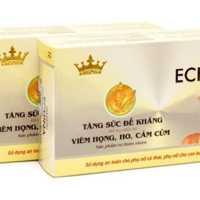 Viên uống tăng sức đề kháng  ￼echina Kingphar - Hộp 30v  – Tăng cường  miễn dịch, giảm ho, cảm cúm