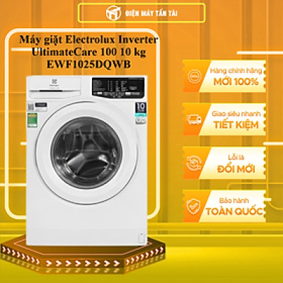 Máy giặt Electrolux Inverter 10 kg EWF1025DQWB - Hàng chính hãng - Giao HCM và 1 số tỉnh thành