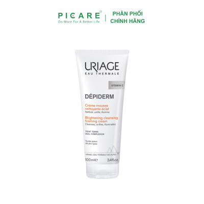 Sữa Rửa Mặt Tạo Bọt Dưỡng Sáng Da Uriage Depiderm White Mousse Nettoyante Eclaircissant (100ml)