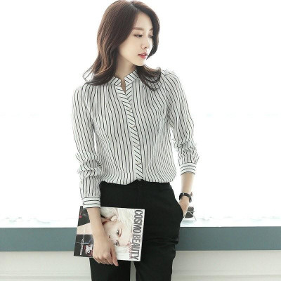 Sơ mi nữ kẻ sọc hàng quảng châu SM13