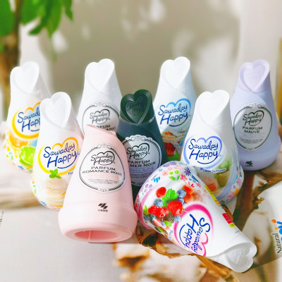 Sáp thơm phòng, nhà vệ sinh tủ quần áo Kobayashi Sawaday Happy Nhật Bản 120g