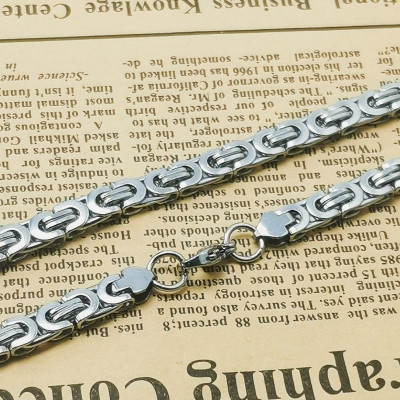 Lắc tay nam titan cao cấp đẹp sang trọng inox thép không gỉ ziczac trangsucpt màu trắng PTLTNA81