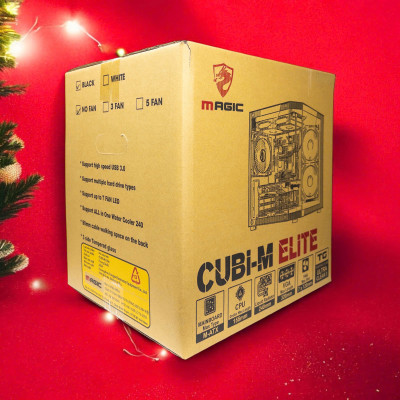 CASE MAGIC CUBI-M ELITE (M-ATX) - Hàng chính hãng
