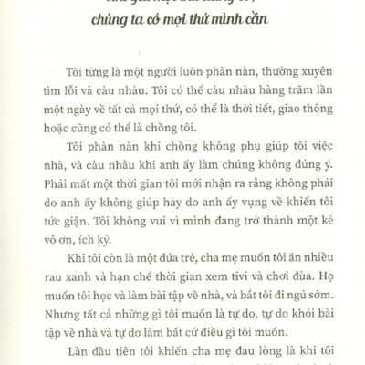 Biết Ơn Nhiều Hơn Sẽ Hạnh Phúc Hơn