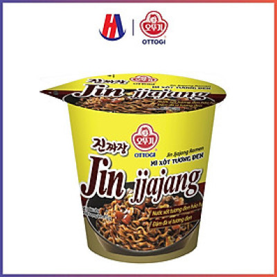 Mì Ly Jin jjajang xốt tương đen Ottogi 70g