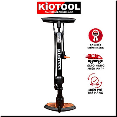 Bơm xe đạp xe máy Kiotool thế hệ mới đồng hồ chính xác nhẹ hơi khỏe