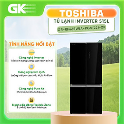 GR-RF665WIA-PGV(22)-XK - Tủ Lạnh Thông Minh Toshiba GR-RF665WIA-PGV(22)-XK - Hàng Chính Hãng - Chỉ Giao Hồ Chí Minh