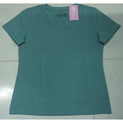 Áo thun nữ tay ngắn phom ôm cổ rộng  - C 5 COLOR of THE CHARACTERS