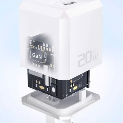 Củ sạc LI-TOP AC20 mini, sạc nhanh PD 20W, đạt chứng nhận 3C tiêu chuẩn quốc gia, hàng chính hãng bảo hành 1 năm