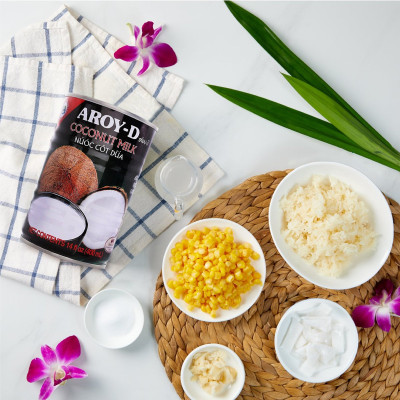 Nước Cốt Dừa Aroy-D 400ml - Nhập Khẩu Thái Lan | Aroy-D Coconut Milk 400ml