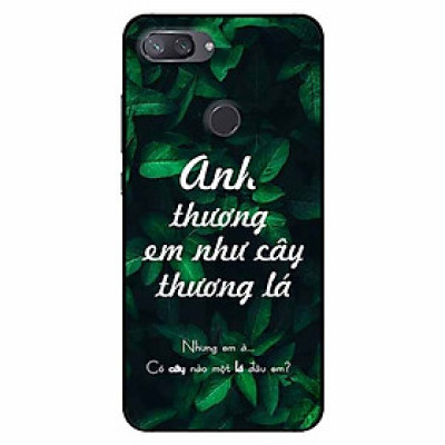 Ốp lưng in cho Xiaomi Mi 8 Lite Mẫu Anh Thương Em