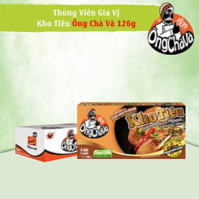 Thùng Viên Gia Vị Kho Tiêu Gold 126g Ông Chà Và 80 Hộp Siêu Tiết Kiệm Dễ Dùng Và Tiện Lợi Thích Hợp Cho Quán Ăn