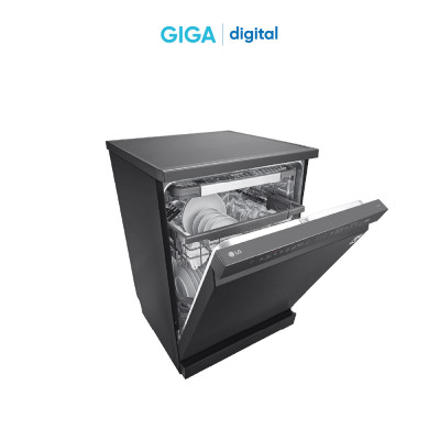 Máy rửa bát LG TrueSteam màu đen LDT14BLA4 - Công suất 1600 - 1800W - 10 chương trình rửa được 14 bộ chén đĩa - Hàng chính hãng