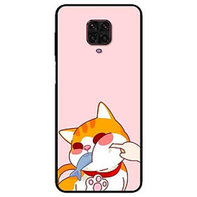 Ốp lưng dành cho Xiaomi Mi Redmi Note 9s - Note 9 Pro - Note 9 Pro Max - mẫu Mèo Ăn Cá