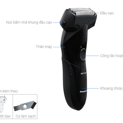 Máy cạo râu khô và ướt Panasonic ES-SL10-K401 - Hàng chính hãng