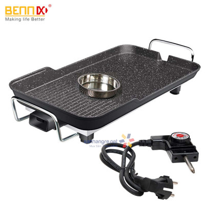 Vỉ nướng điện không khói Bennix Thái Lan BN-11ELG công suất 1500W - Hàng chính hãng