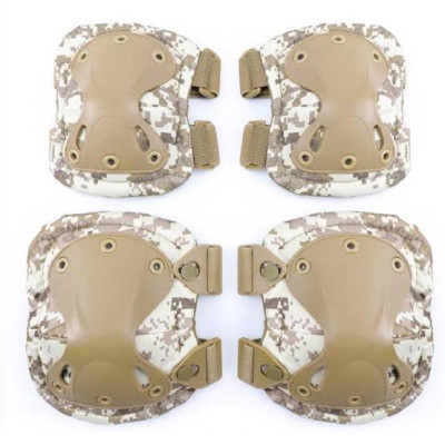 Đệm_giáp bảo vệ khuỷ tay_đầu gối airsoft_súng sơn_chiến thuật