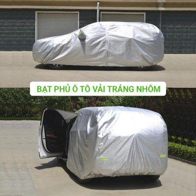 Bạt che phủ xe ô tô 4 đến 7 chỗ, bạt trùm xe ô tô, bạt phủ ô tô 3 lớp chống nóng