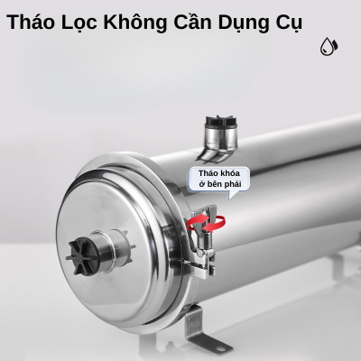 Máy lọc nước UF Lõi Lọc PVDF, lọc nước đầu nguồn, lọc nước sinh hoạt, nước máy, công suất 5000L/giờ hàng nhập khẩu