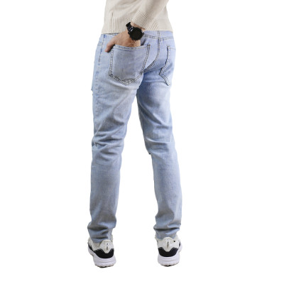 Quần Jeans Nam Rách Gối Dáng Skinny SZone SQB601