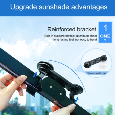 Rèm che nắng kính lái ô tô cao cấp QL-70 dùng cho xe Sedan và SUV