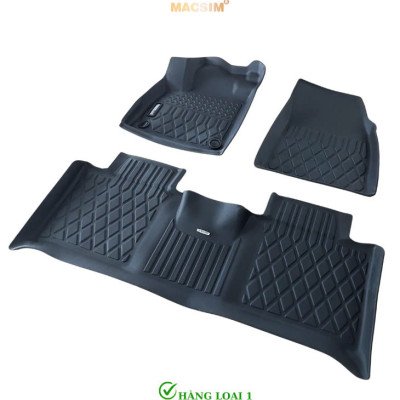 Thảm sàn sd Ford Territory nhãn hiệu Macsim Nhãn hiệu Macsim chất liệu nhựa TPE cao cấp màu đen