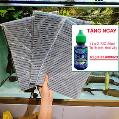 3 Bông Lọc Bể Cá 8D (30x40x2cm) | Lọc Sạch Cặn Hồ Thủy Sinh Hiệu Quả