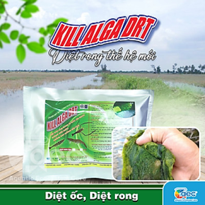 Gói Diệt Rong Drt - Giải pháp kiểm soát rong nhớt, rong bám hiệu quả cho ao nuôi tôm cá