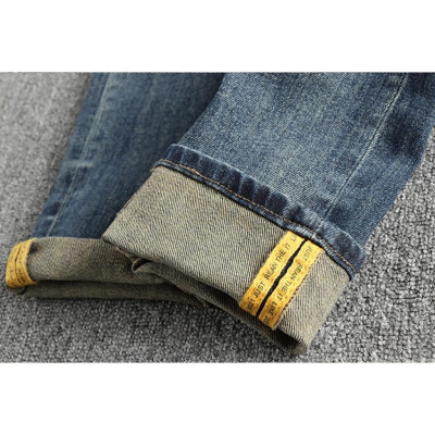 Quần jean bụi phong cách Retro_Biker