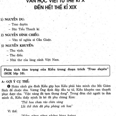Ôn Tập Thi Tốt Nghiệp Trung Học Phổ Thông Quốc Gia Môn Ngữ Văn