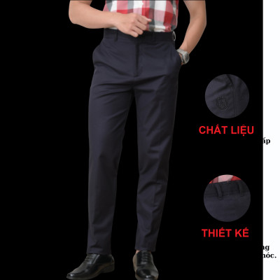 Quần kaki nam ALIGRO chất liệu kaki mềm mịn cao cấp dáng slimfit màu đen ALGK073