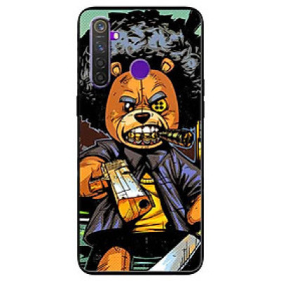 Ốp lưng in cho Realme 5 Mẫu Gấu Xù