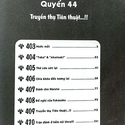 Sách - Naruto - Tập 44 - Truyền Thụ Tiên Thuật…!! (Tái Bản 2025)