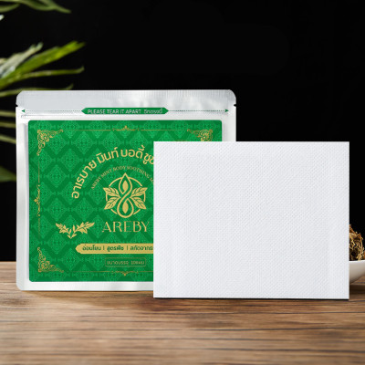 Cao dán giảm đau nhức vai, cổ, đau thắt lưng và đau cơ Areby Thái Lan - 1 túi 10 miếng