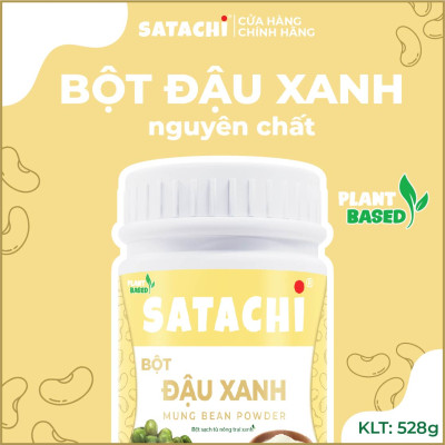 Bột Đậu Xanh nguyên chất SATACHI. Hộp 528g