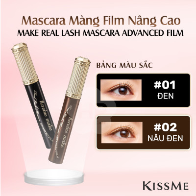 Mascara Màng Film Nâng Cao Siêu Chống Trôi Giúp Nâng Cong Và Dài Mi Kissme Heroine Make (6 G)