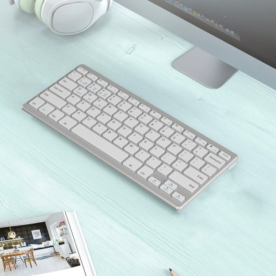 Bộ Bàn phím không dây mini K19 - đa kết nối bluetooth 5.0 + 3.0 + Usb wireless 2.4G hàng nhập khẩu