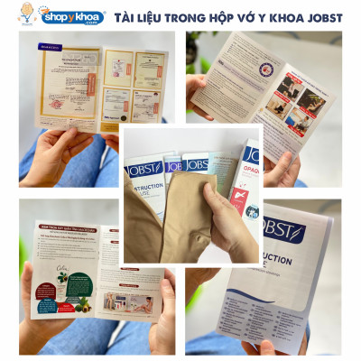 Vớ y khoa JOBST Opaque - Mỏng Hỗ Trợ Điều Trị giãn tĩnh mạch chân, 20-30 mmHg (vớ quần, màu da, kín ngón) (tất y khoa)