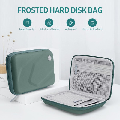 
Túi Đĩa Cứng Mờ BUBM Dung lượng lớn vải Không thấm nước Dễ mang theo Chống mài mòn