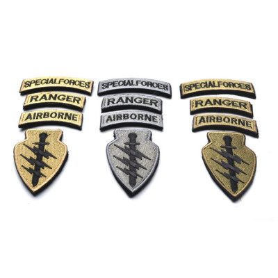 Patch_Velcro vải không quân_Special Forces_Airbone_Ranger chiến thuật