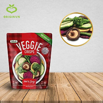 Rau củ sấy giòn vị cay DJ&A 90g