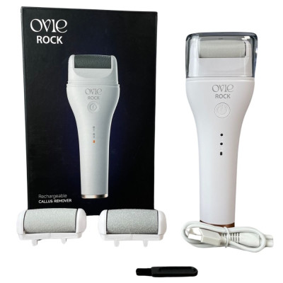 Máy chà da chết gót chân OVIE ROCK giảm cục chai nứt nẻ gót chân, khuỷu tay