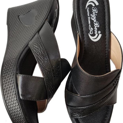 Dép Nữ Đế Xuồng BIGGBEN Da Bò Thật DX23