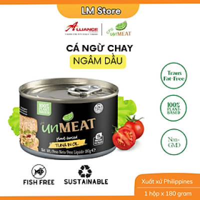 [Chay] Cá Ngừ Chay Xắt Lát Ngâm Dầu 180g - Nhập Khẩu Từ Philippines