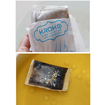 Thảo dược ngâm chân thải độc cơ thể KROKO Foot Soak Thái Lan (1 túi 10 gói nhỏ)