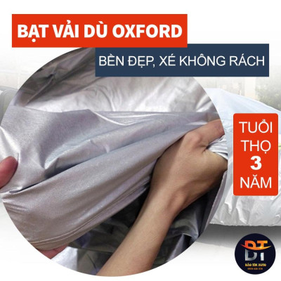 Bạt che kín bảo vệ xe ô tô Hyundai Tucson tráng bạc cao cấp, vải bông chống xước 3 lớp vải dù Oxford , bạt oto