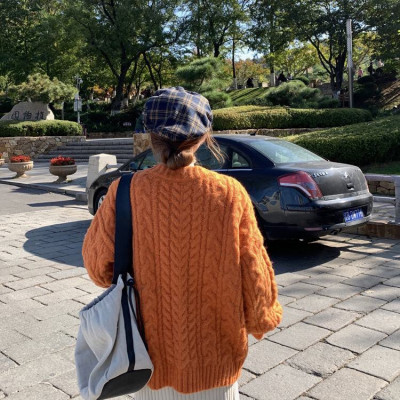 Áo len nữ dáng oversize trẻ trung thời trang Hàn Quốc - Hàng cao cấp len lông mịn